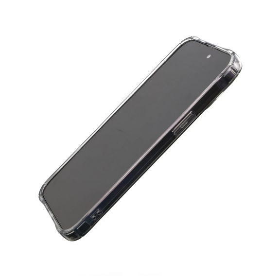 iPhone 14 Pro Max Stöttåligt Skal med Kortfack - Grå
