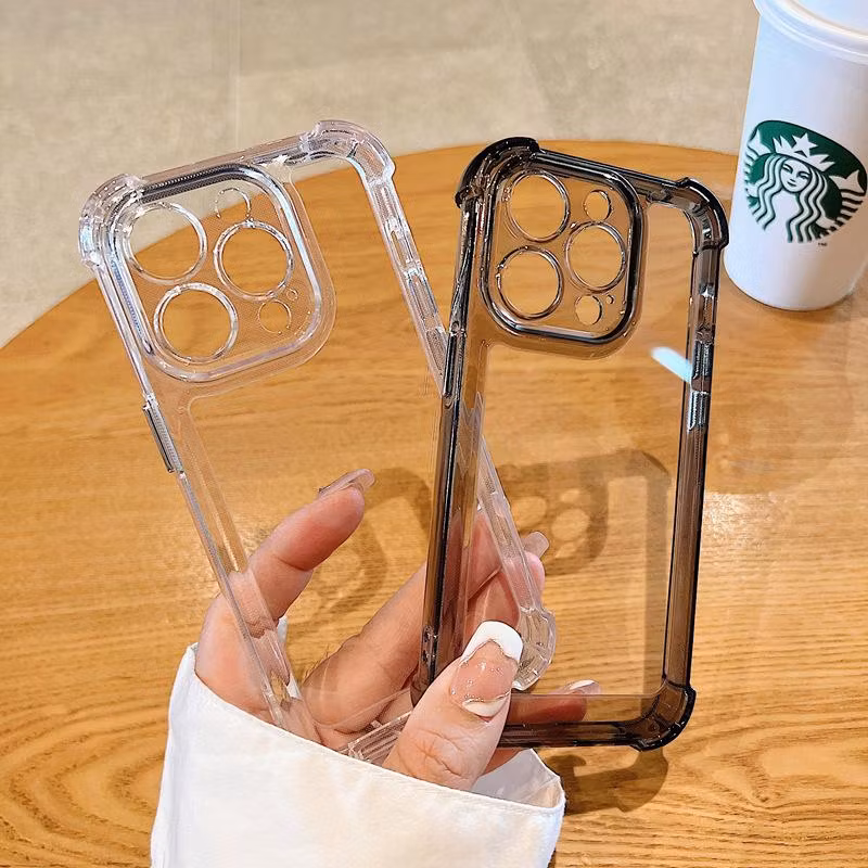 iPhone 14 Pro Max Silikonskal med kameraskydd - Svart
