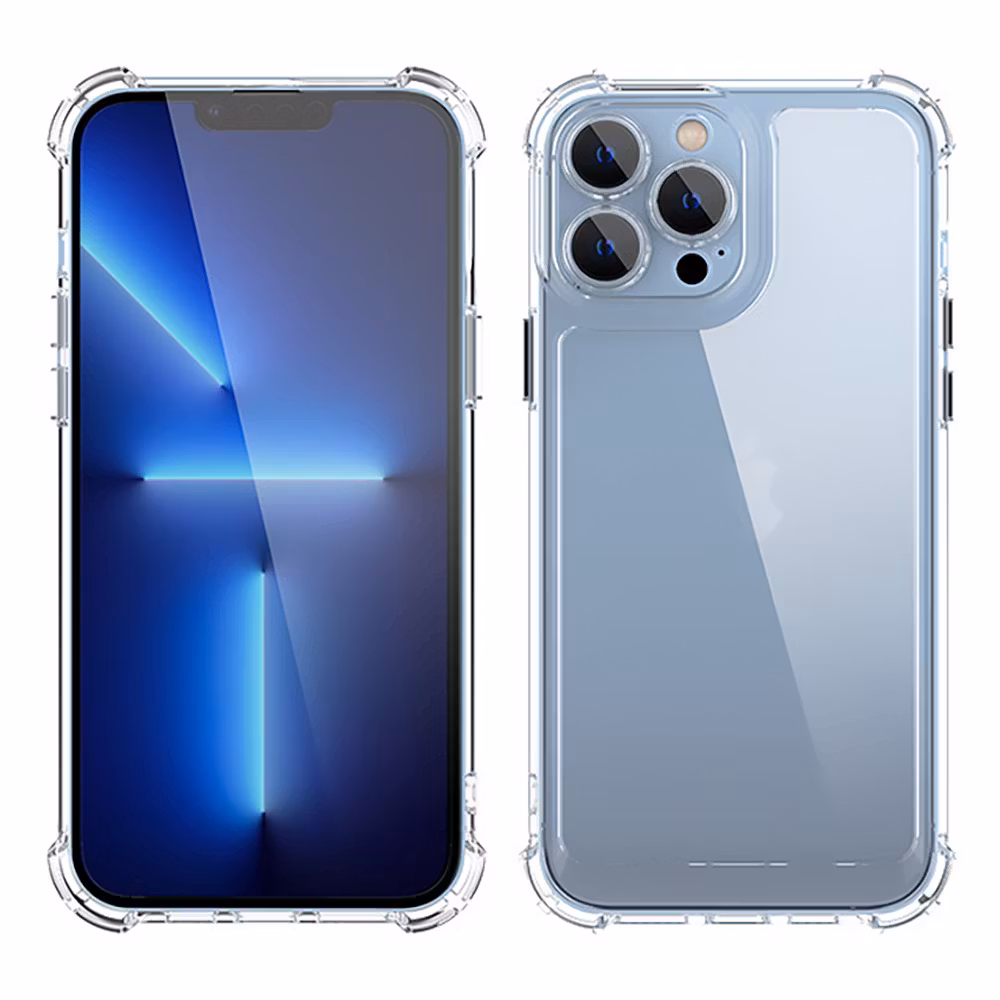 iPhone 14 Pro Max Silikonskal med kameraskydd - Svart