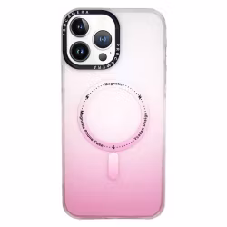 iPhone 14 Pro Stöttåligt Skal med MagSafe - Frostat Rosa
