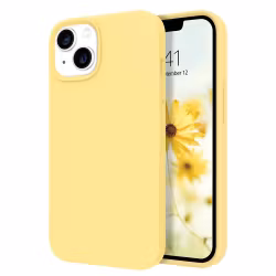iPhone 13 MC Silikonskal Gul