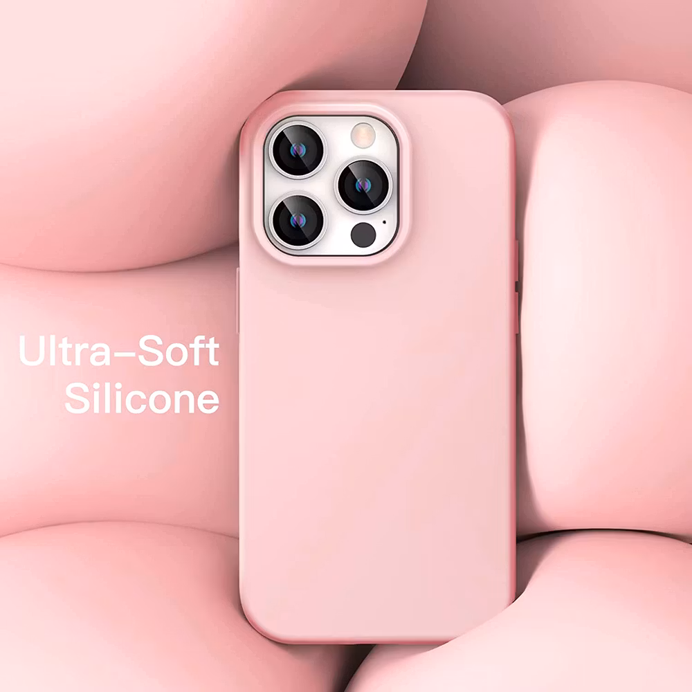 iPhone 14 Pro Max MC Silikonskal Pink