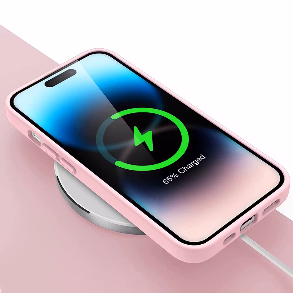 iPhone 14 Pro Max MC Silikonskal Pink