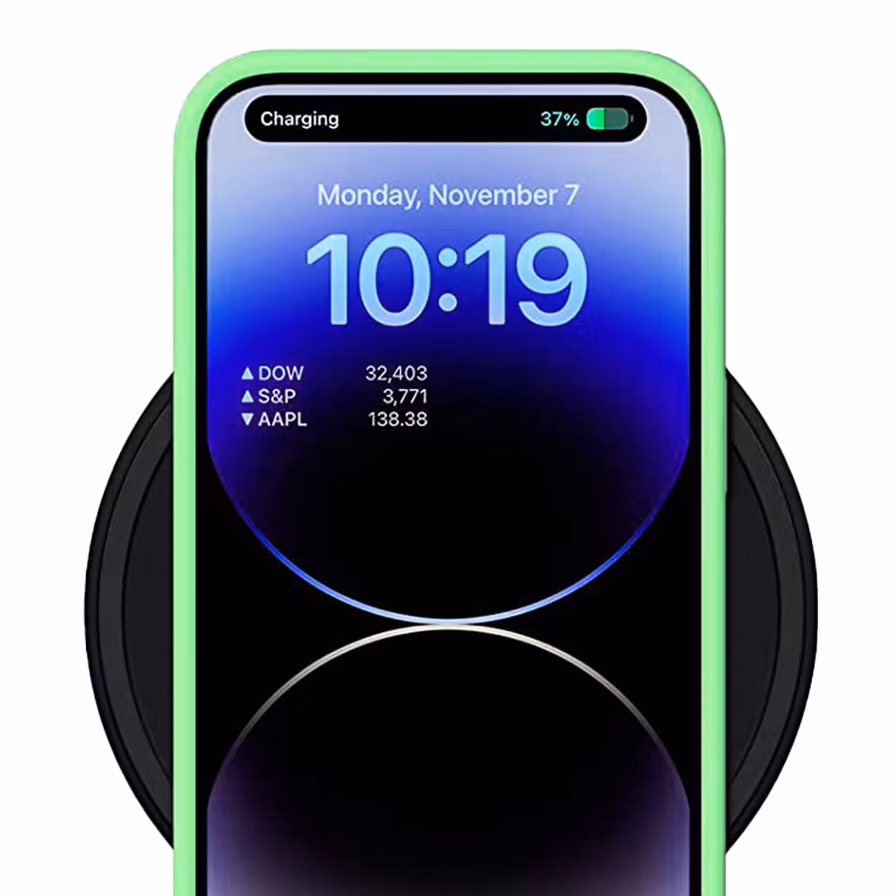 iPhone 12/12 Pro MC Silikonskal Mint