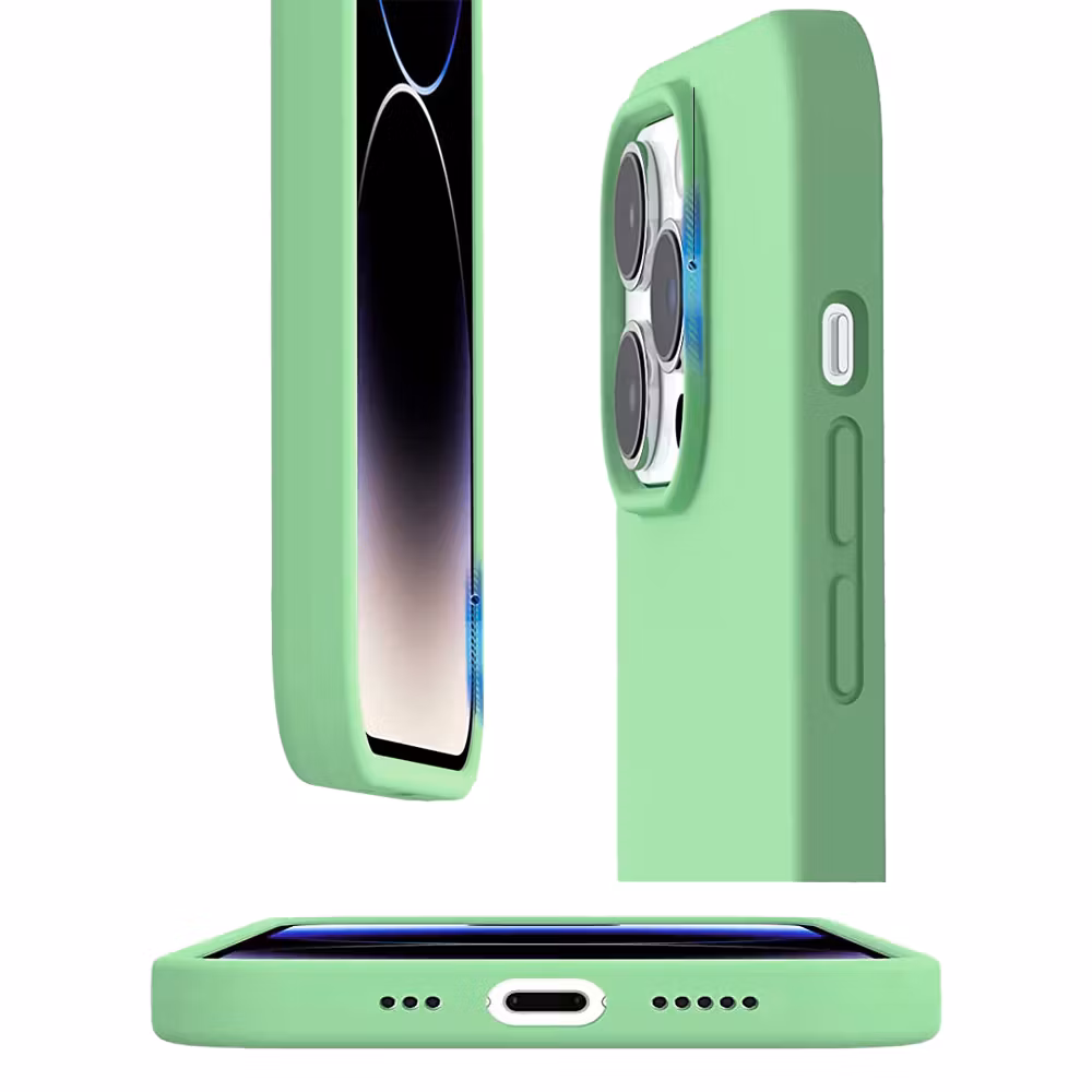 iPhone 12/12 Pro MC Silikonskal Mint