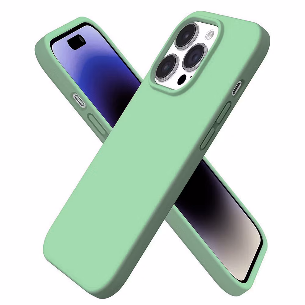 iPhone 12/12 Pro MC Silikonskal Mint