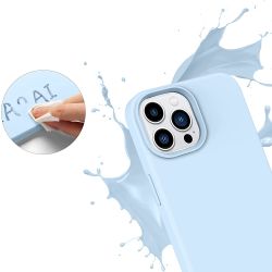 iPhone 12/12 Pro MC Silikonskal Ljusblå