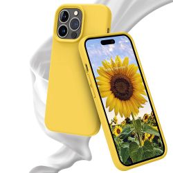 iPhone 12/12 Pro MC Silikonskal Gul
