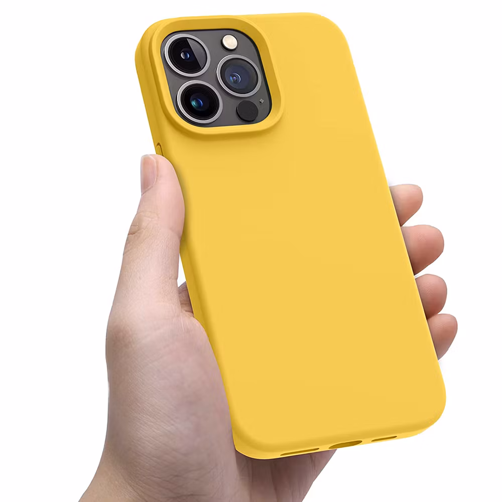 iPhone 12/12 Pro MC Silikonskal Gul