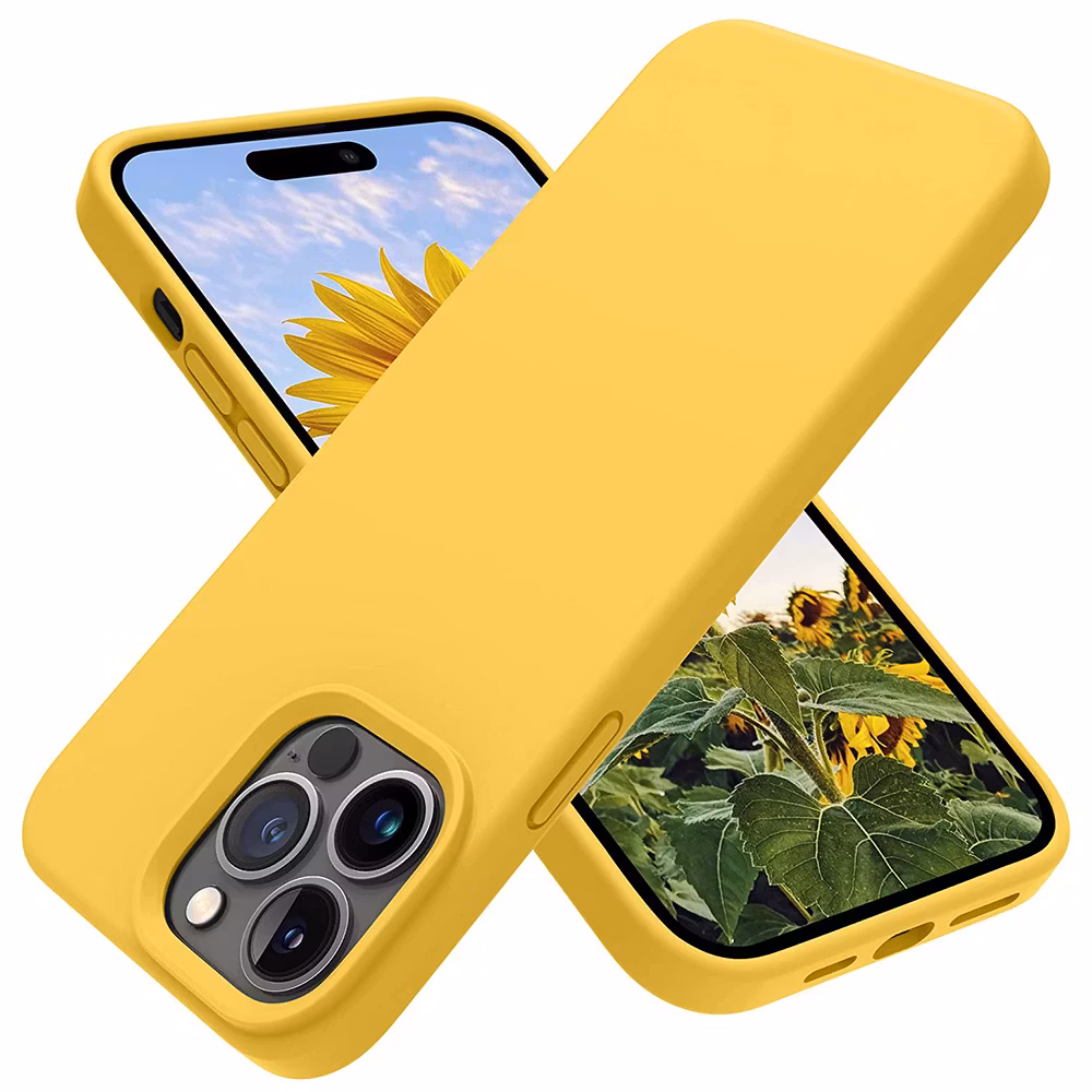 iPhone 13 Pro Max MC Silikonskal Gul