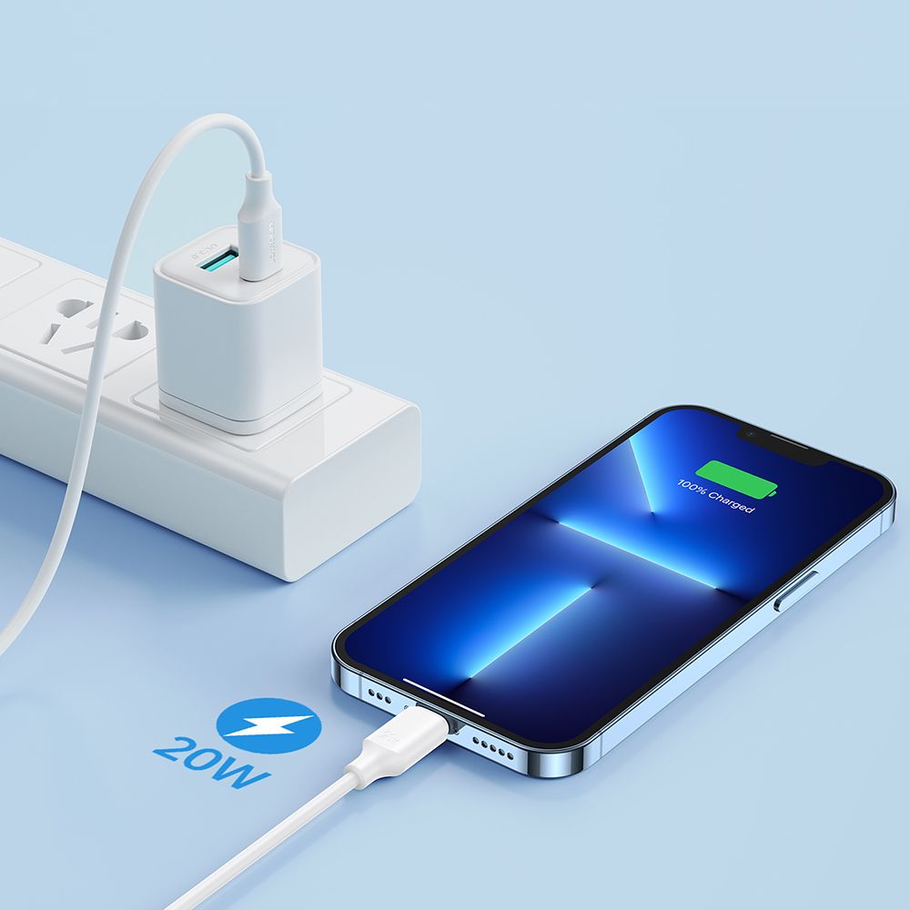 iPhone USB-C TILL LIGHTNING KABEL 2M VIT