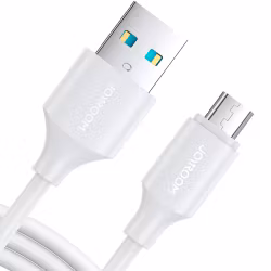 KABEL USB-A till Micro  2.4A 25CM VIT