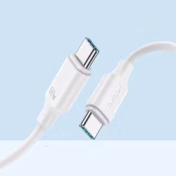 USB-C TILL USB-C 60W KABEL 25CM VIT