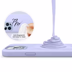 iPhone 15 Pro MC Silikonskal Lavender