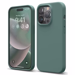 iPhone 15 Pro MC Silikonskal Green