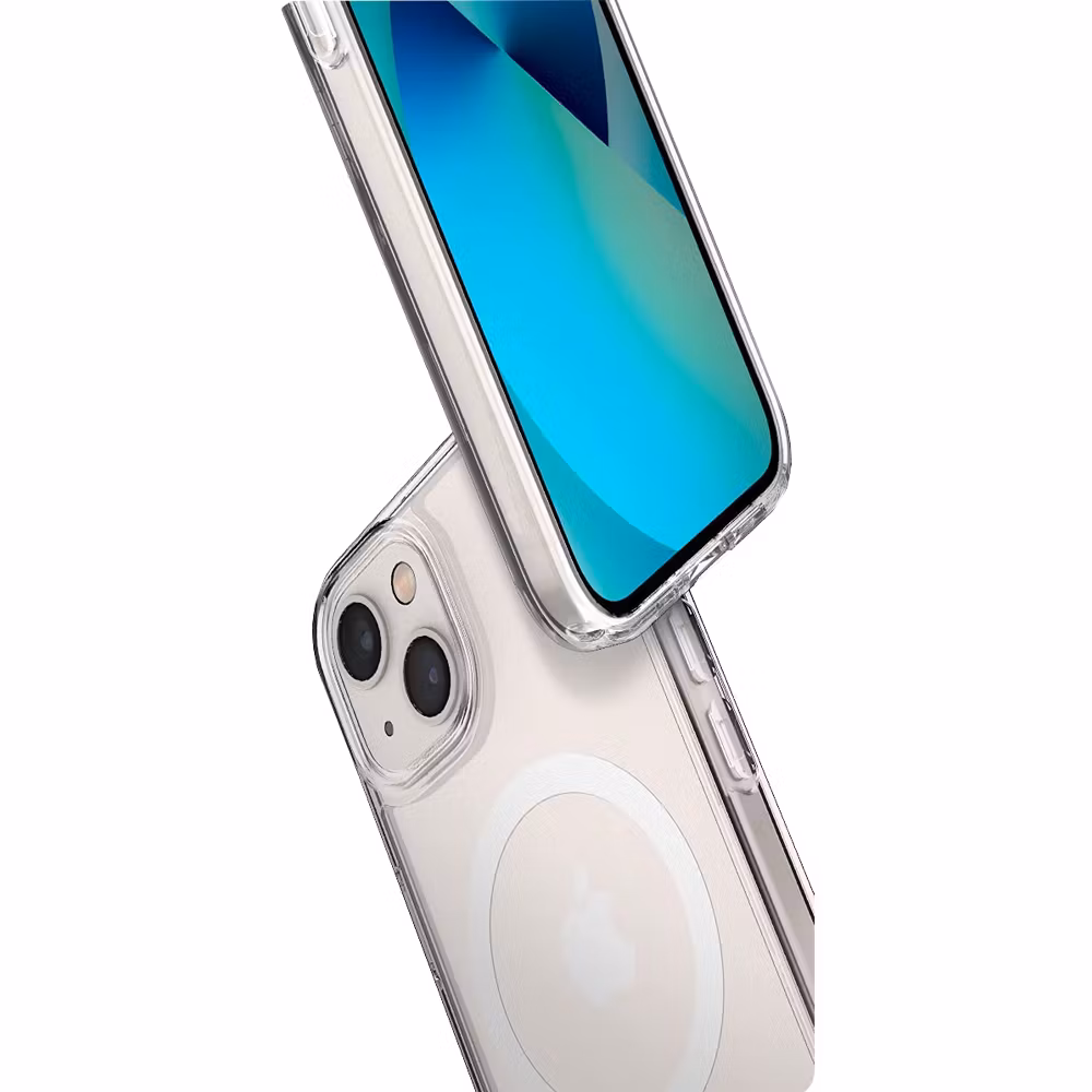 iPhone 15 Plus Clear PC Magnetic Wireless Charging Case Transparen