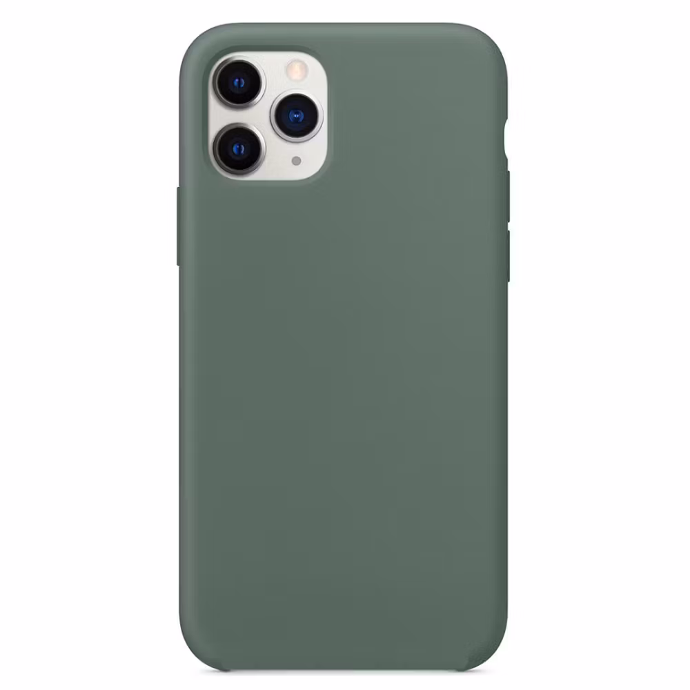 iPhone 11Pro MC silikonskal Moss Green