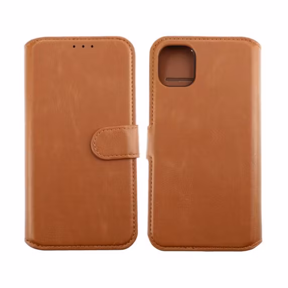 iPhone 15 Plus Plånboksfodral Magnet Brun
