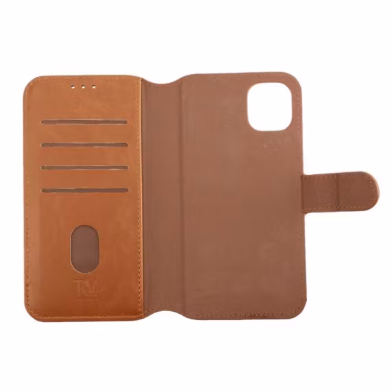iPhone 15 Plus Plånboksfodral Magnet Brun