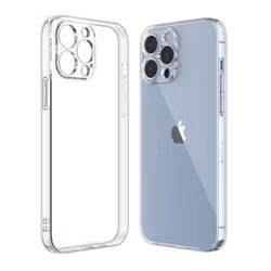 iPhone 15 Pro skal med kameraskydd - Genomskinligt
