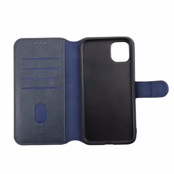iPhone 13 Wallet Case Magnet Abyss Blue