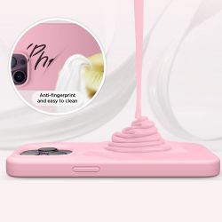 iPhone 15 Pro MC Silikonskal Pink