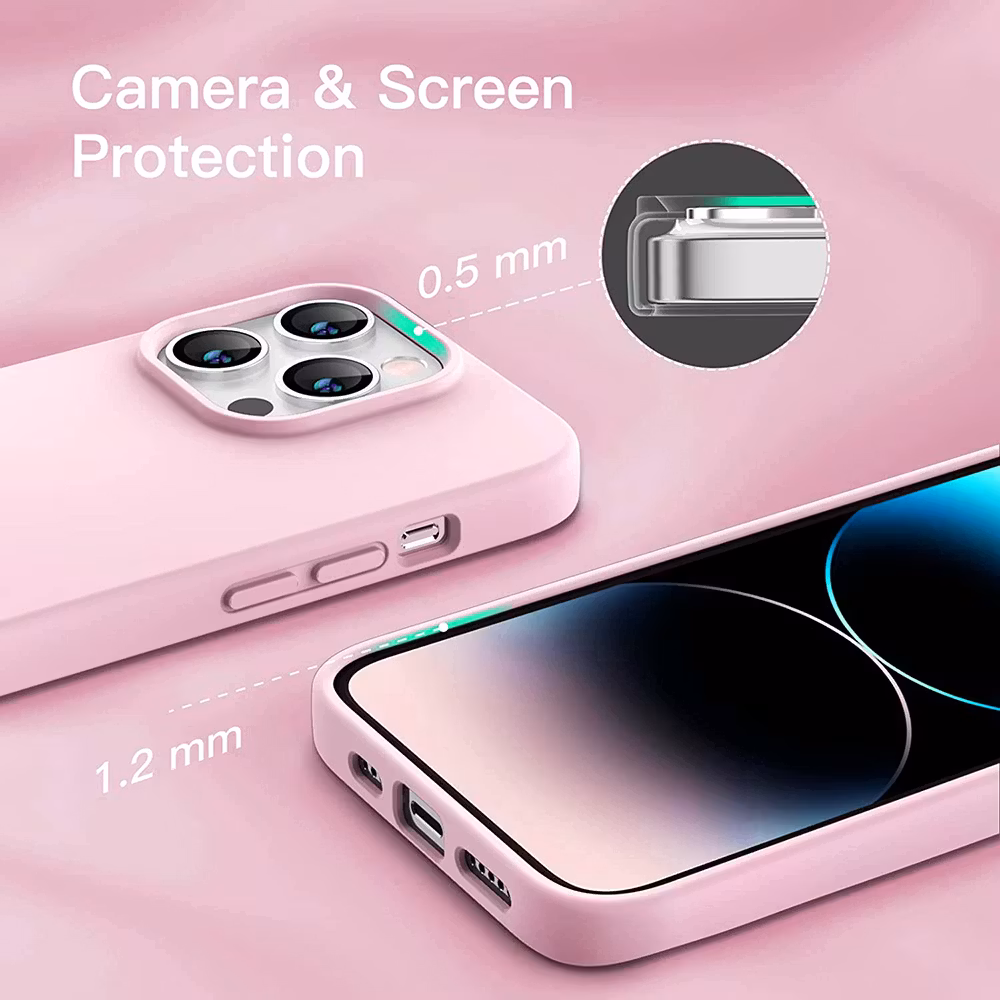 iPhone 15 Pro MC Silikonskal Pink