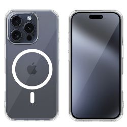 iPhone 16 Pro PC Magnetic Wireless Charging | Transparent