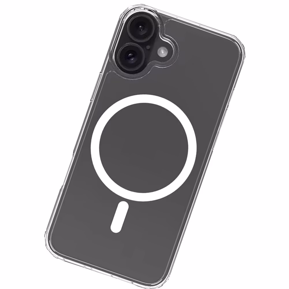 iPhone 16 PC Magnetic Wireless Charging | Transparent