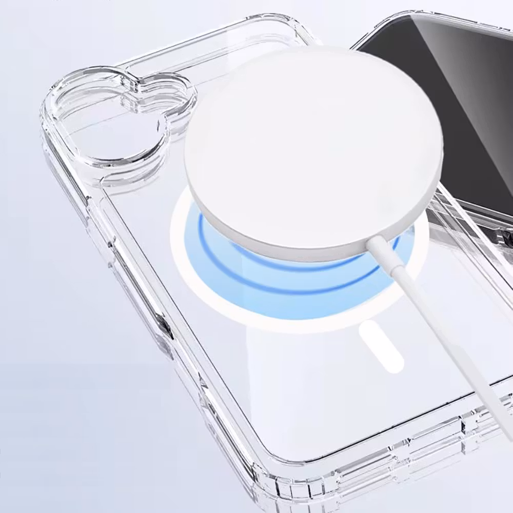 iPhone 16 PC Magnetic Wireless Charging | Transparent