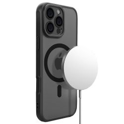 iPhone 16 Pro MagSafe silikonskal i svart färg