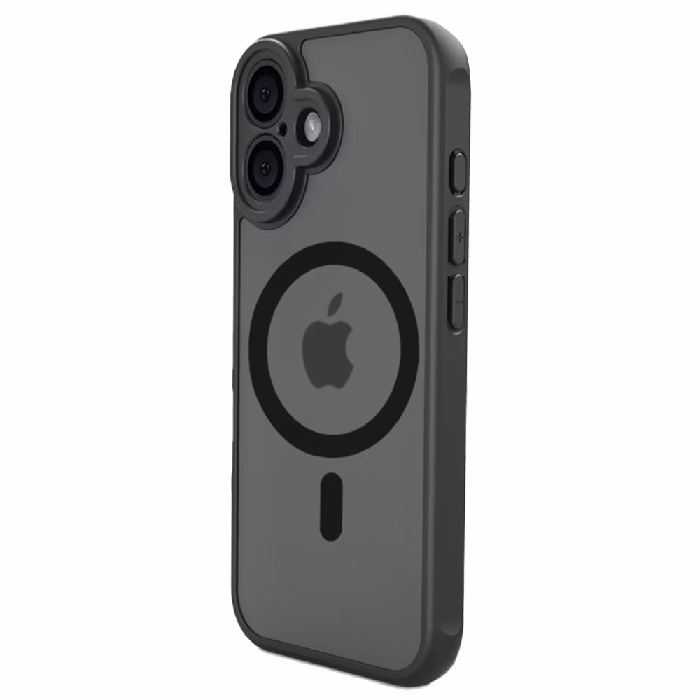 iPhone 16 MagSafe silikonskal i svart färg