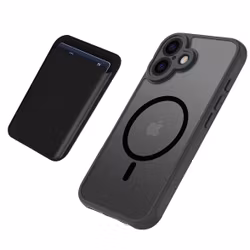 iPhone 16 MagSafe silikonskal i svart färg