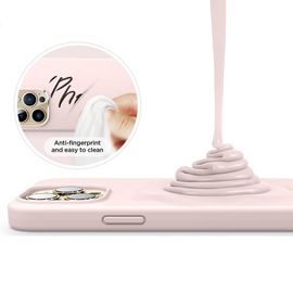 iPhone 16 Pro MC Silikonskal Blush Pink