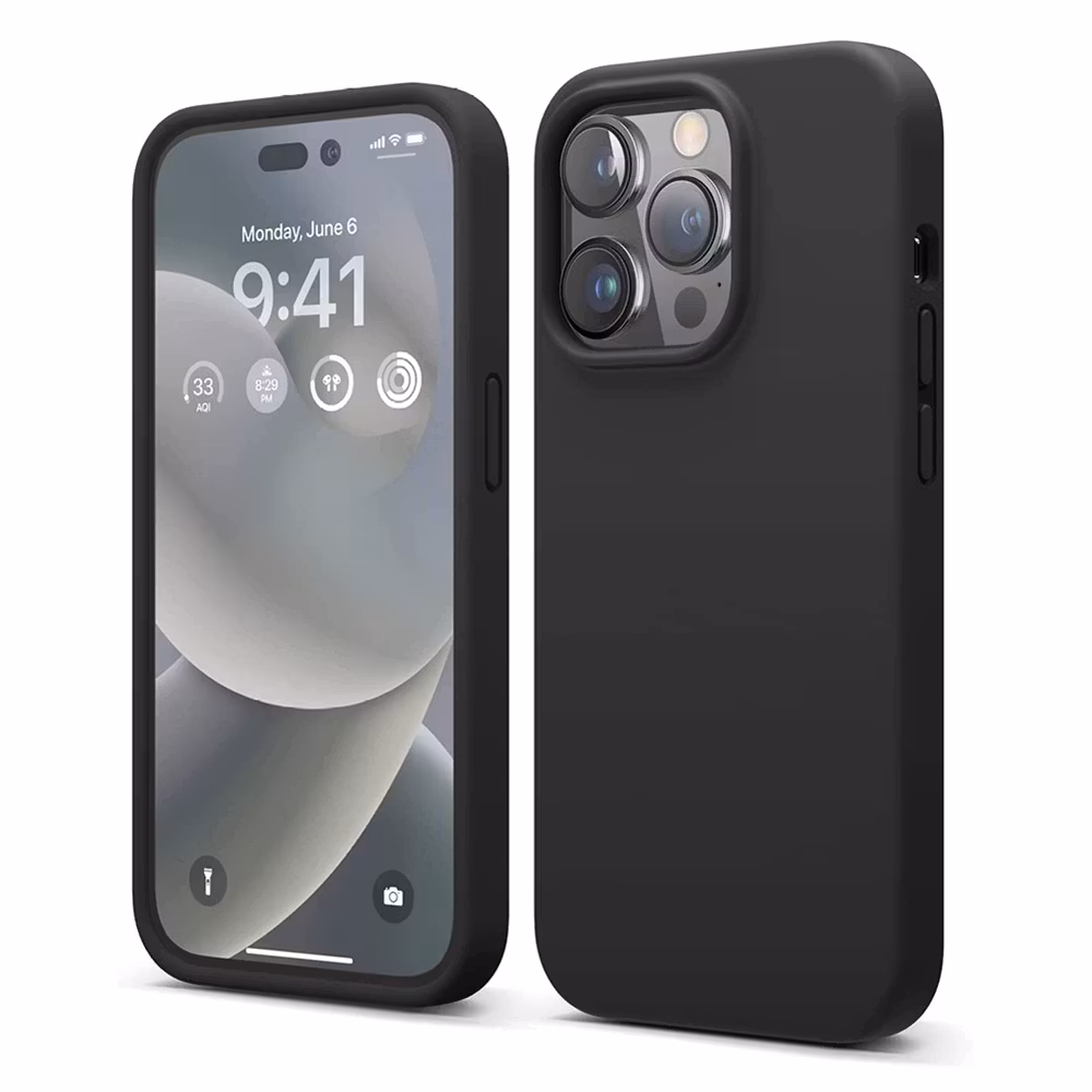 iPhone 16 Pro Max MC Silikonskal Svart