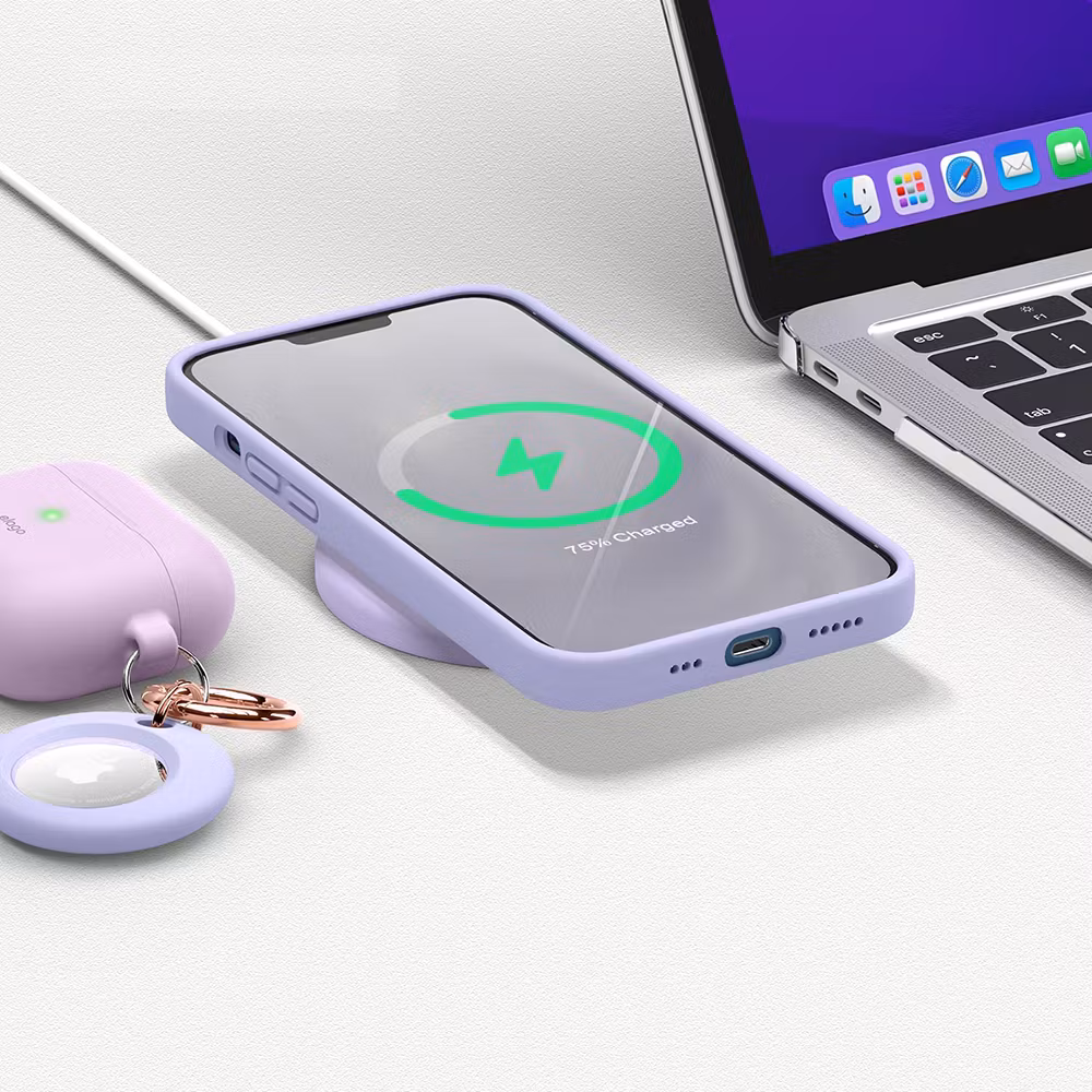 iPhone 16 MC Silikonskal Lavender