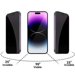 iPhone 16 Pro Privacy härdat glas skärmskydd