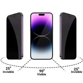 iPhone 16 Pro Privacy härdat glas skärmskydd