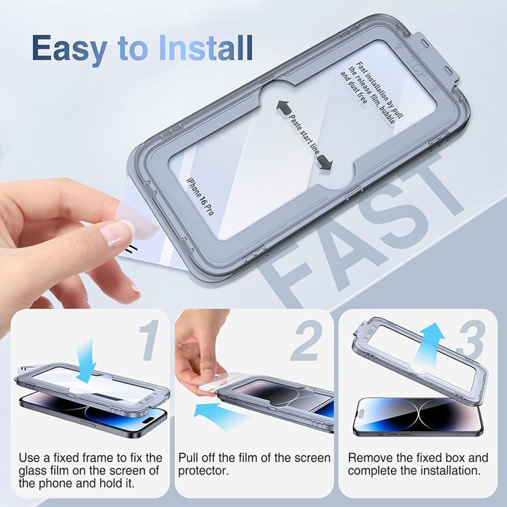 iPhone 13 härdat glas skärmskydd