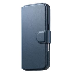 iPhone 15 Pro Plånbok med MagSafe-skal & fingerband Blå