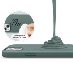 iPhone 17 MC Silikonskal Moss Green