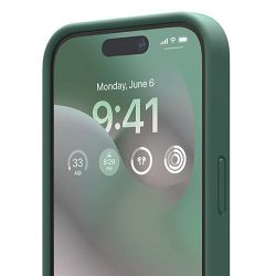 iPhone 17 MC Silikonskal Moss Green