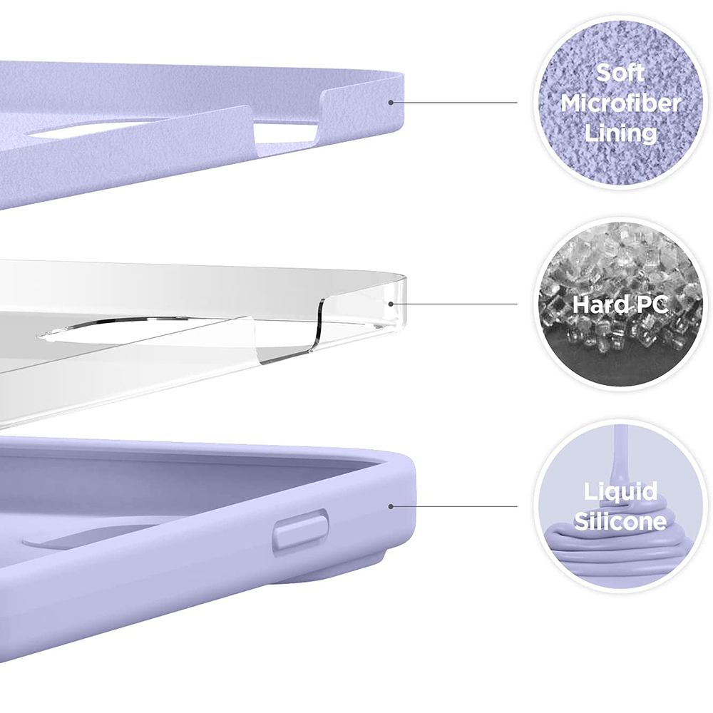 iPhone 17 MC Silikonskal Lavender