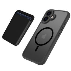 iPhone 17 MagSafe silikonskal i svart färg