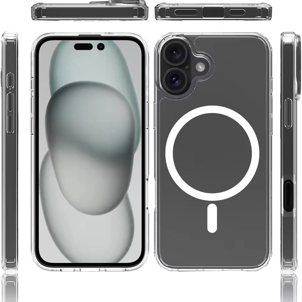 iPhone 17 PC Magnetic Wireless Charging | Transparent