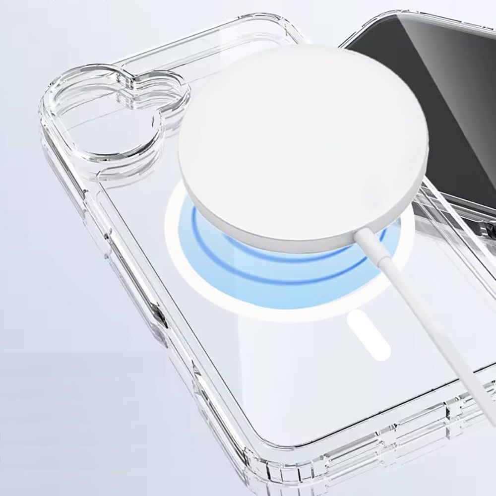 iPhone 17 PC Magnetic Wireless Charging | Transparent