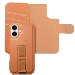 iPhone 17 Plånbok med MagSafe-skal & fingerband Brun