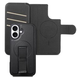 iPhone 17 Plånbok med MagSafe-skal & fingerband Svart