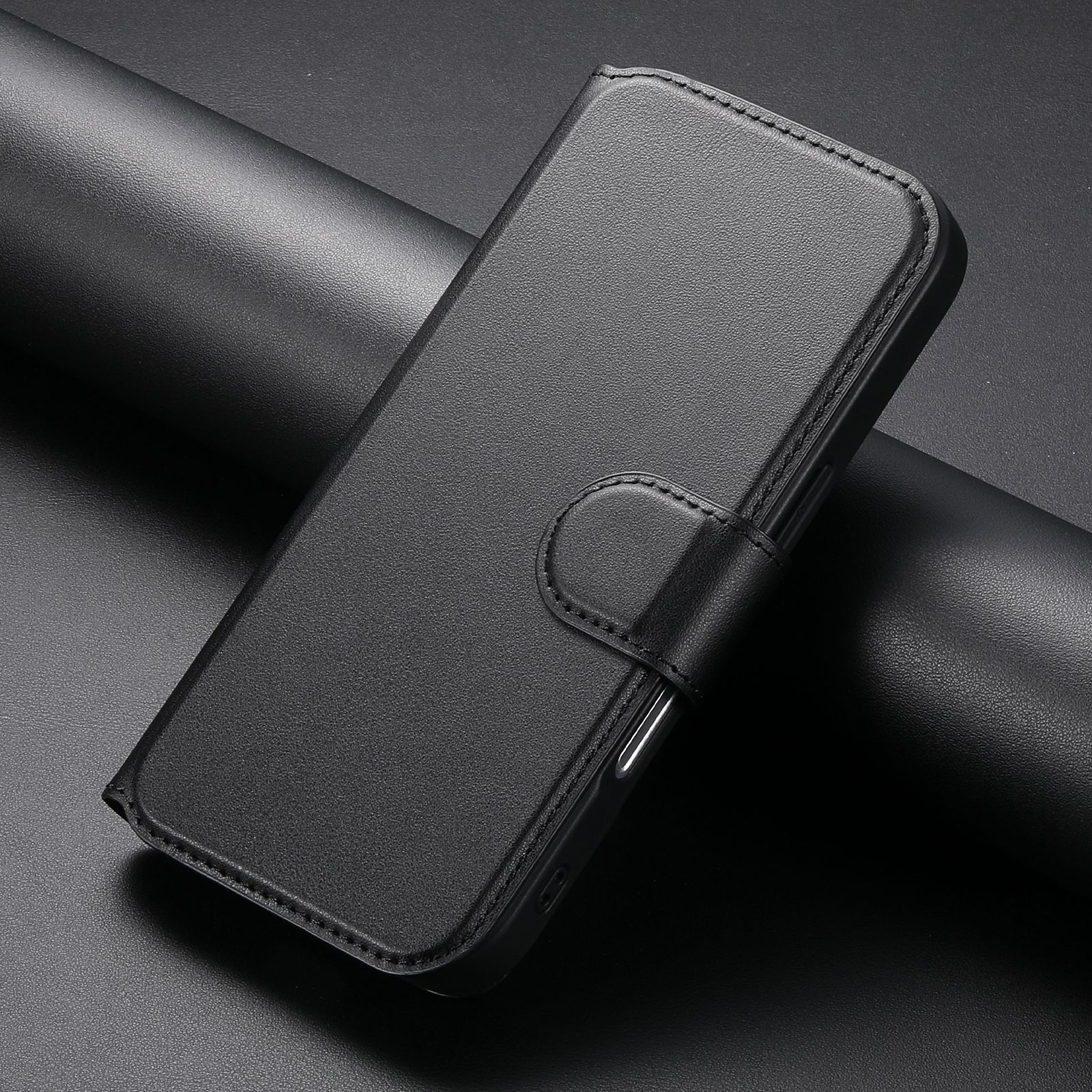 iPhone 17 Plånbok med MagSafe-skal & fingerband Svart