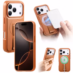 iPhone 17 Pro Max MagSafe-skal med fingerband Brun